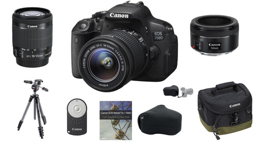 Canon eos 700d 0mp - eos, 18.0mp